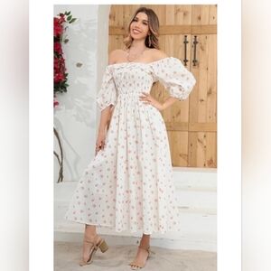 R.Vivimos Off The Shoulder dress